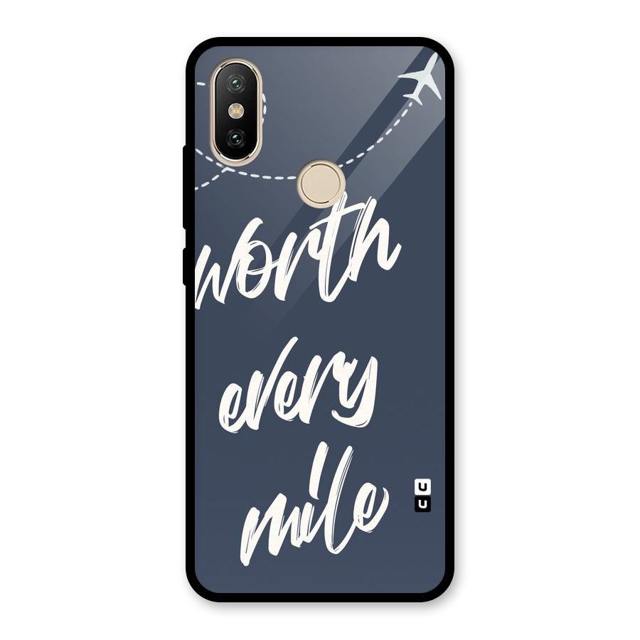 Worth Every Mile Glass Back Case for Redmi A2