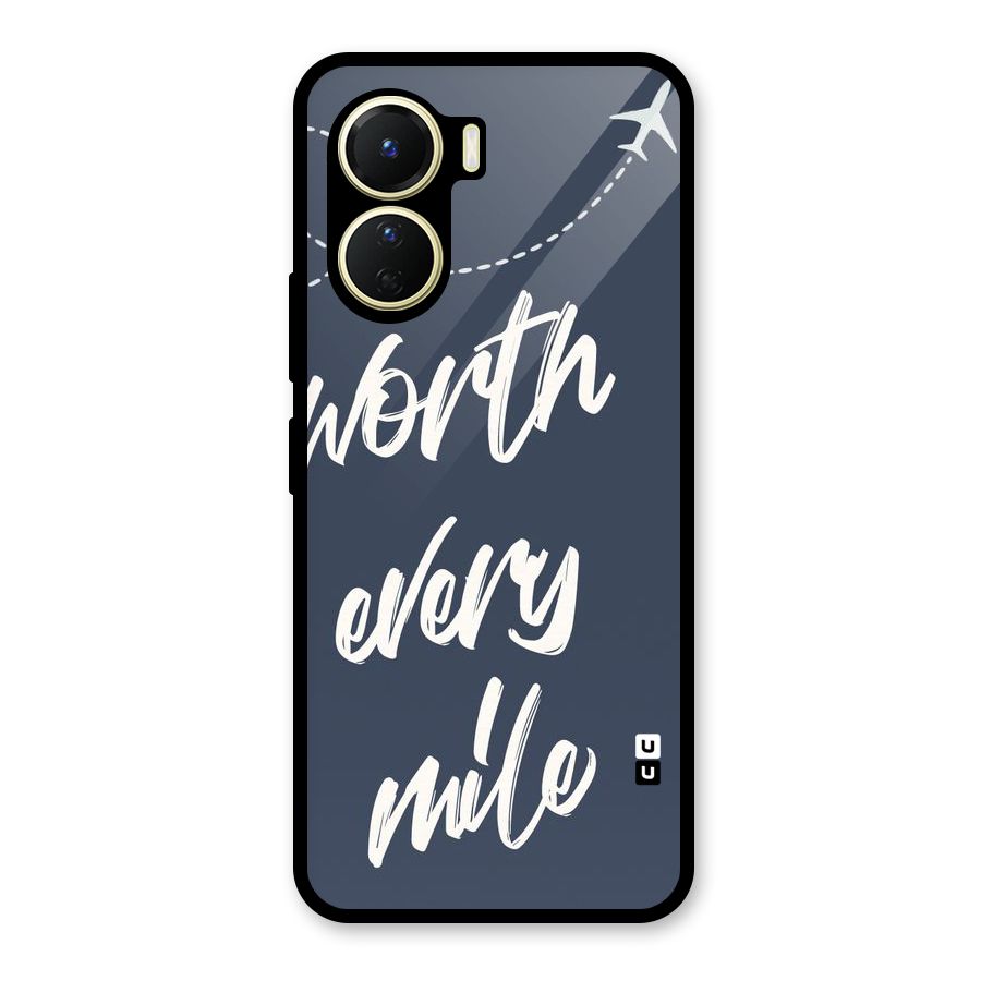 Worth Every Mile Glass Back Case for Vivo Y56