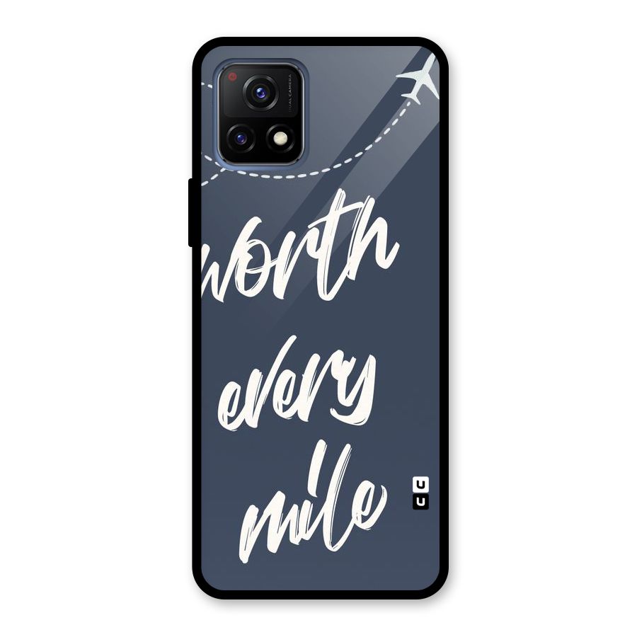 Worth Every Mile Glass Back Case for Vivo Y72 5G
