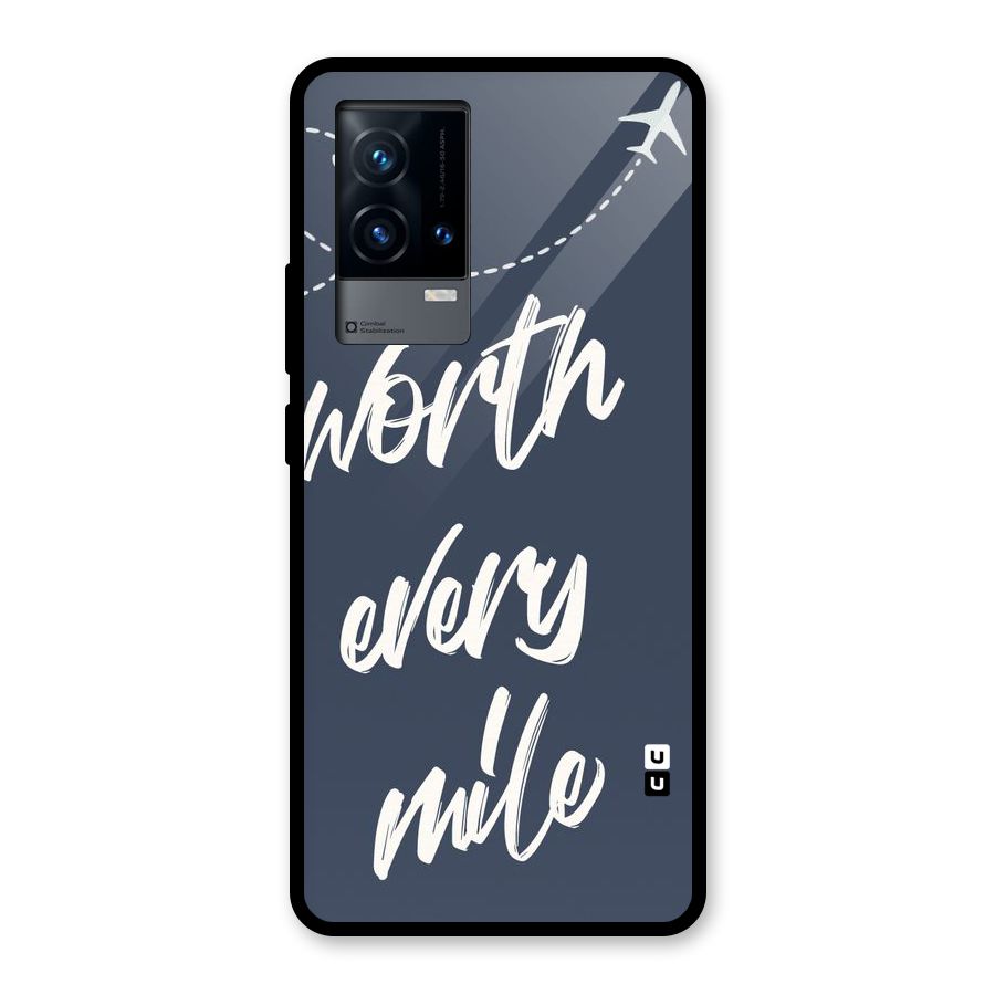 Worth Every Mile Glass Back Case for iQOO 9 5G