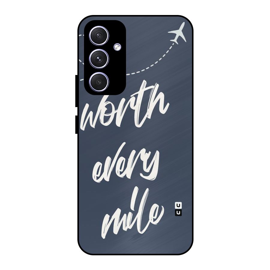 Worth Every Mile Metal Back Case for Galaxy A54
