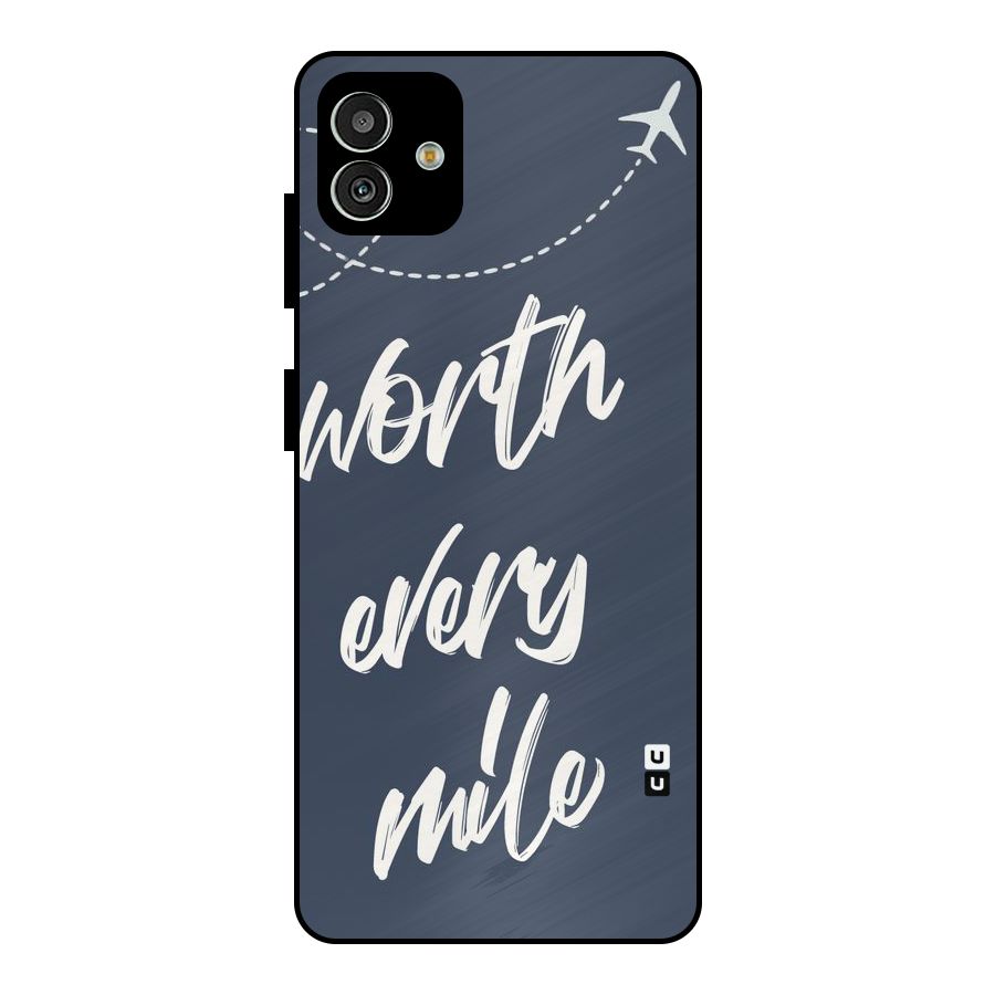 Worth Every Mile Metal Back Case for Galaxy M13 5G