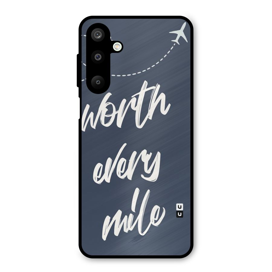 Worth Every Mile Metal Back Case for Galaxy M16