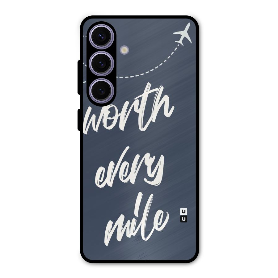 Worth Every Mile Metal Back Case for Galaxy S24