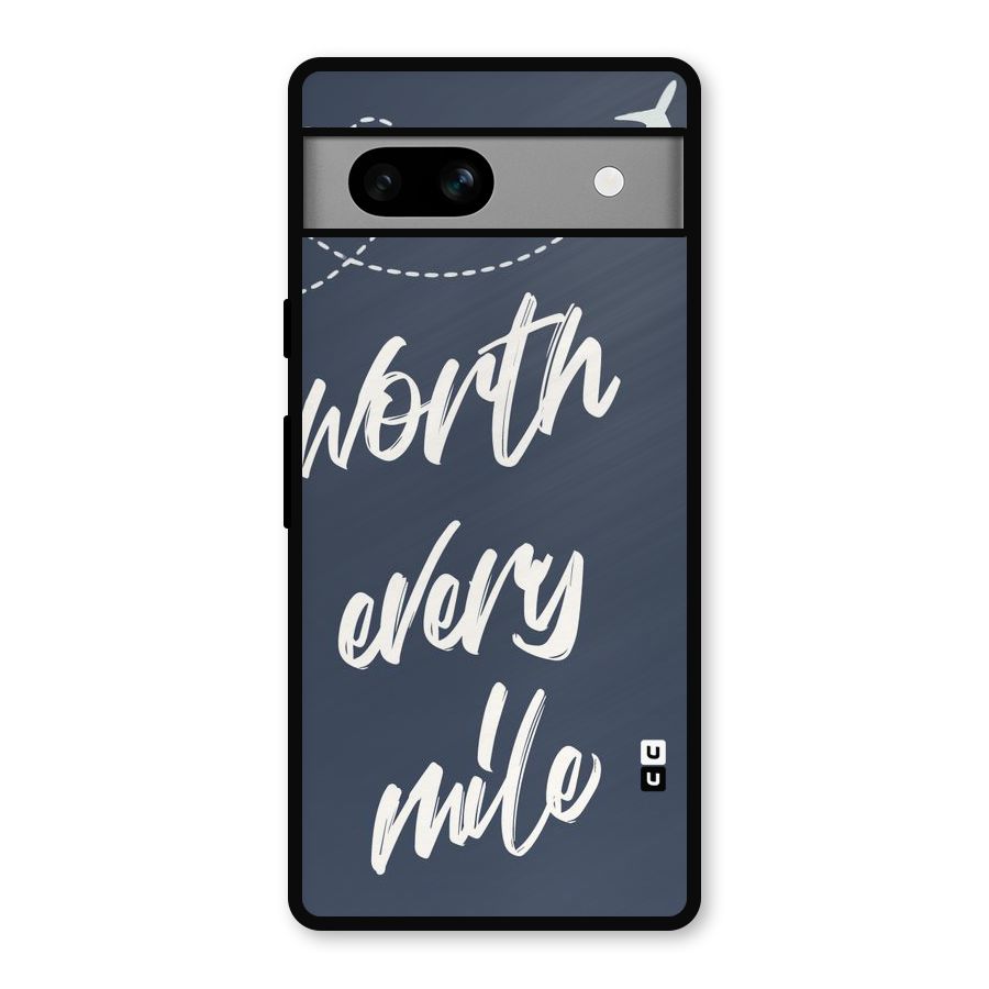 Worth Every Mile Metal Back Case for Google Pixel 7a