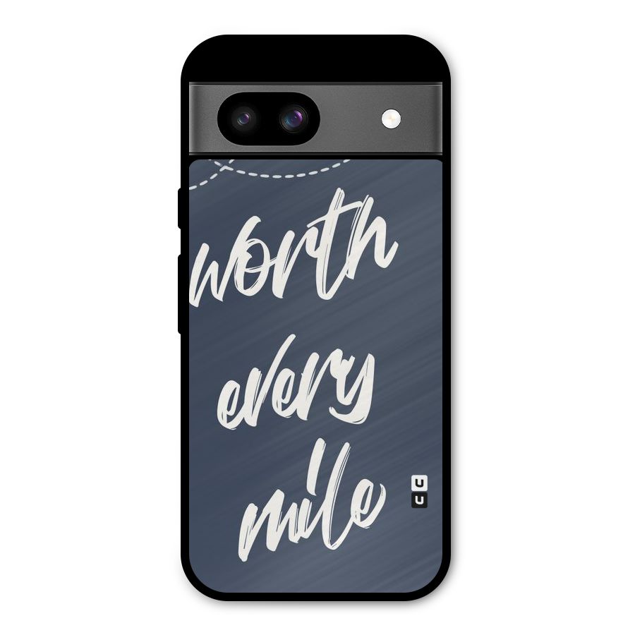 Worth Every Mile Metal Back Case for Google Pixel 8a