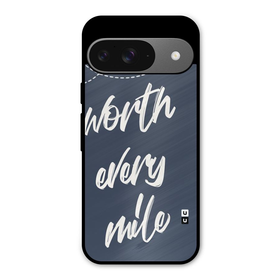 Worth Every Mile Metal Back Case for Google Pixel 9