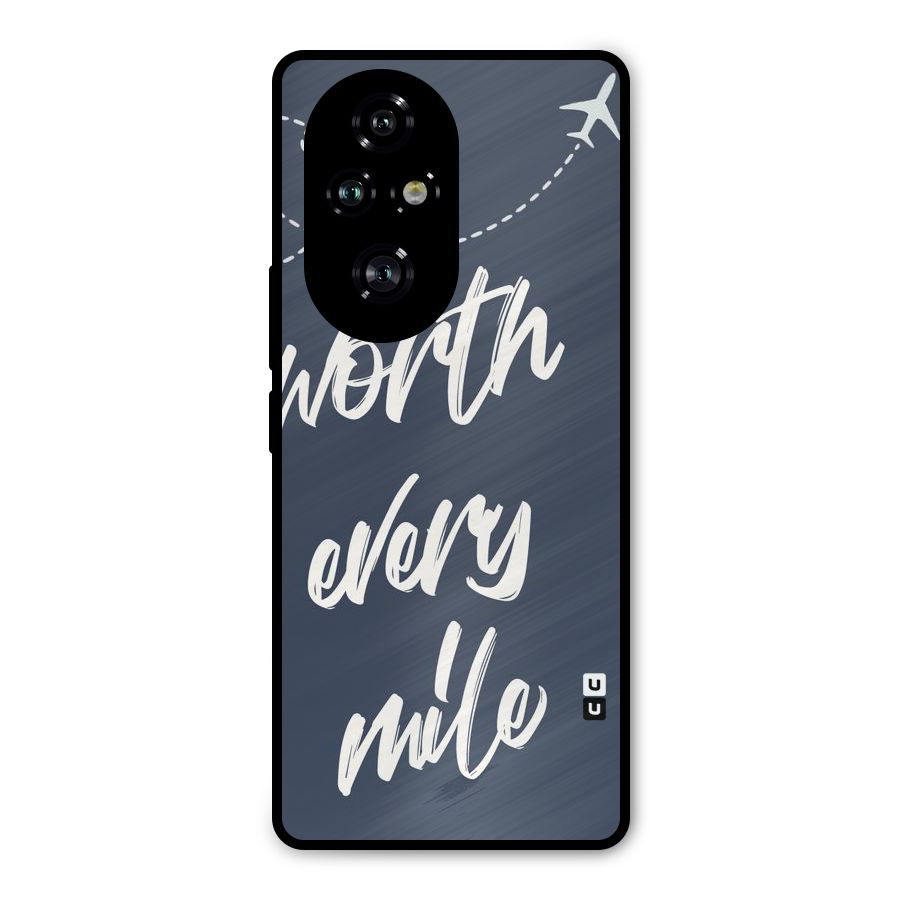 Worth Every Mile Metal Back Case for Honor 200 Pro
