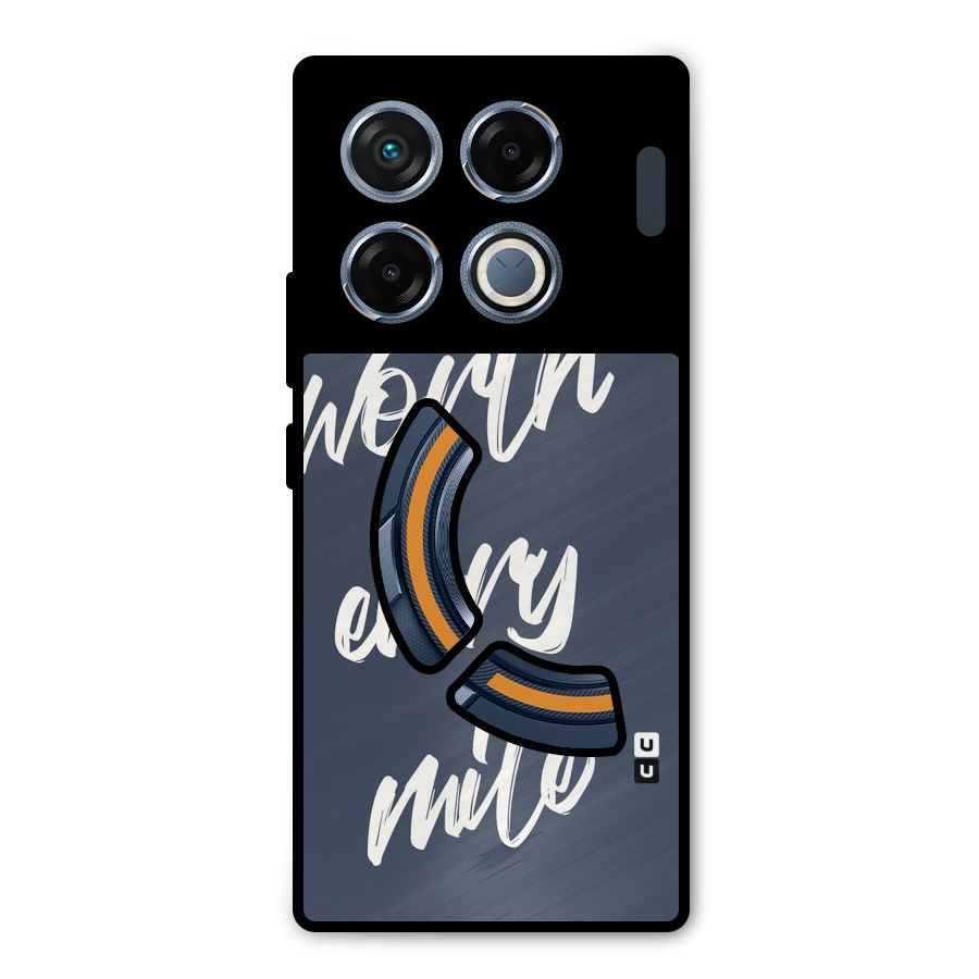 Worth Every Mile Metal Back Case for Infinix GT 20 Pro