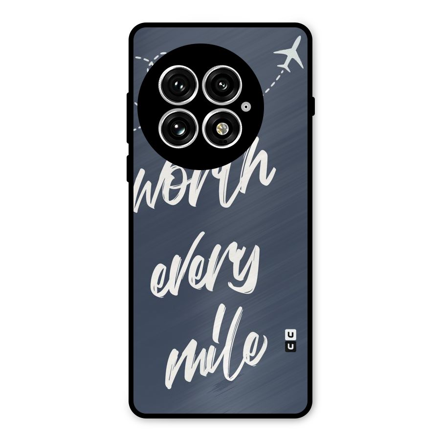 Worth Every Mile Metal Back Case for OnePlus 13