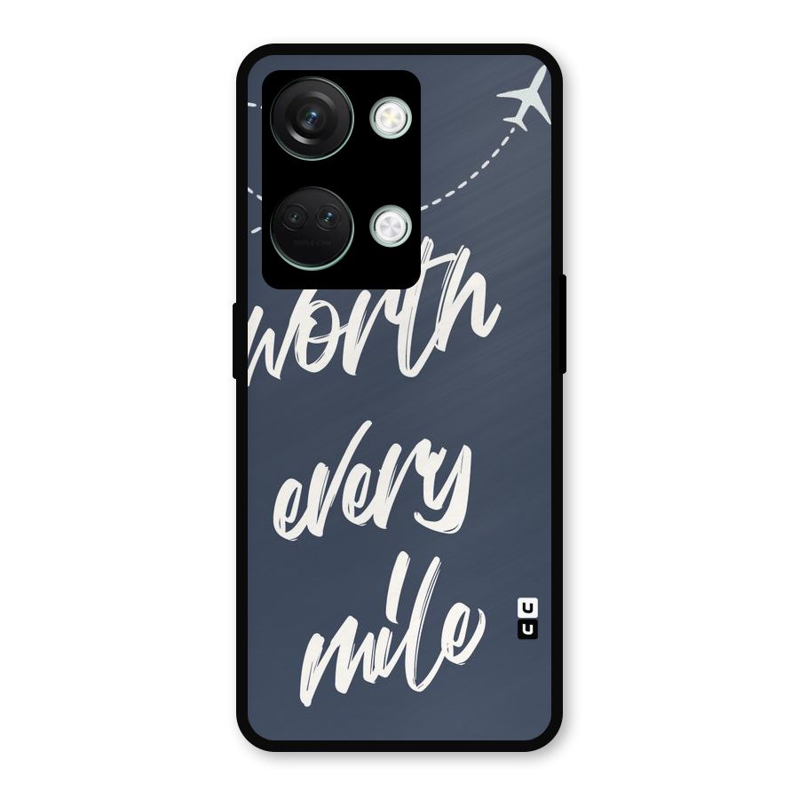 Worth Every Mile Metal Back Case for OnePlus Nord 3