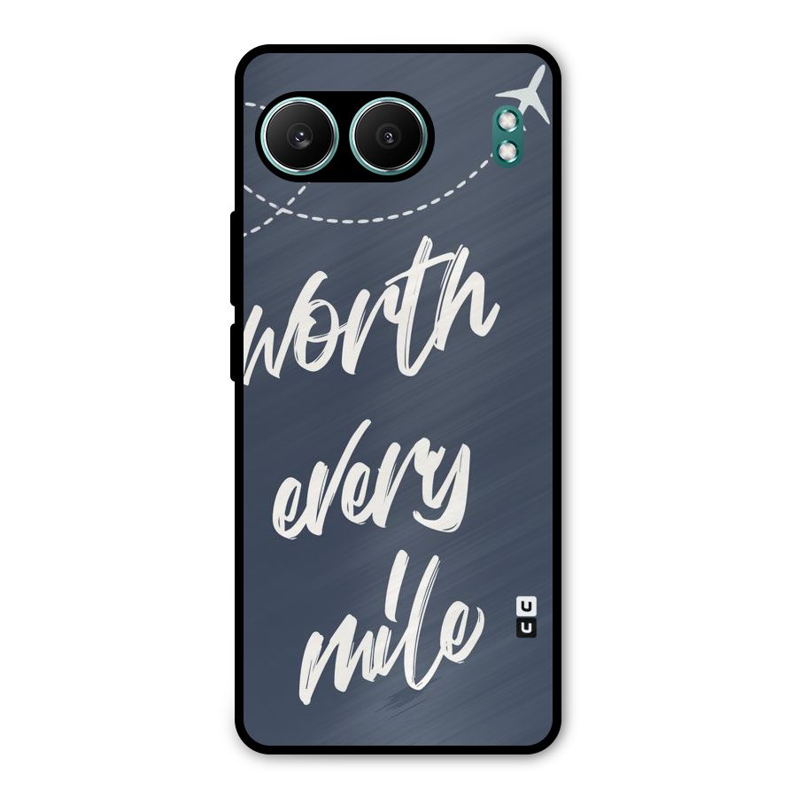 Worth Every Mile Metal Back Case for OnePlus Nord 4