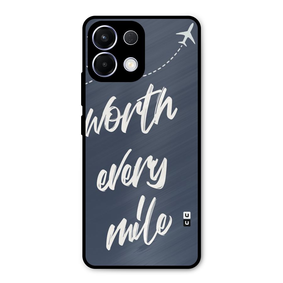 Worth Every Mile Metal Back Case for Oppo K13