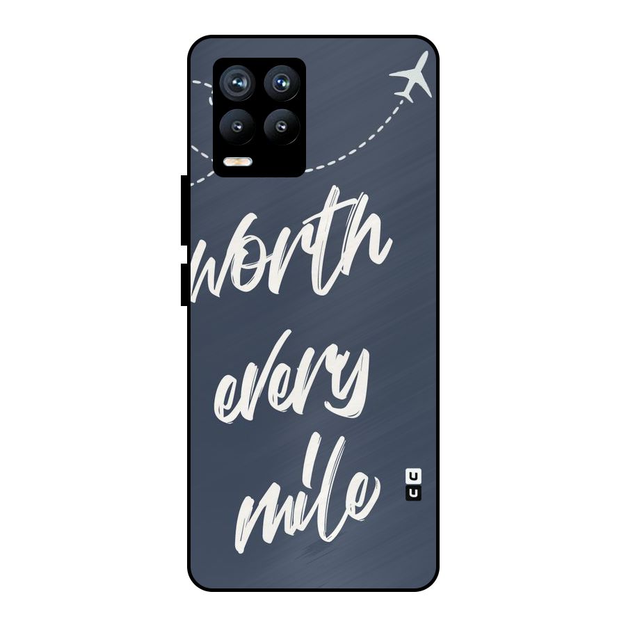 Worth Every Mile Metal Back Case for Realme 8 Pro