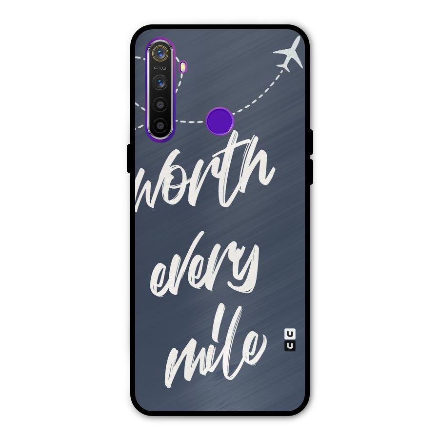Worth Every Mile Metal Back Case for Realme Narzo 10