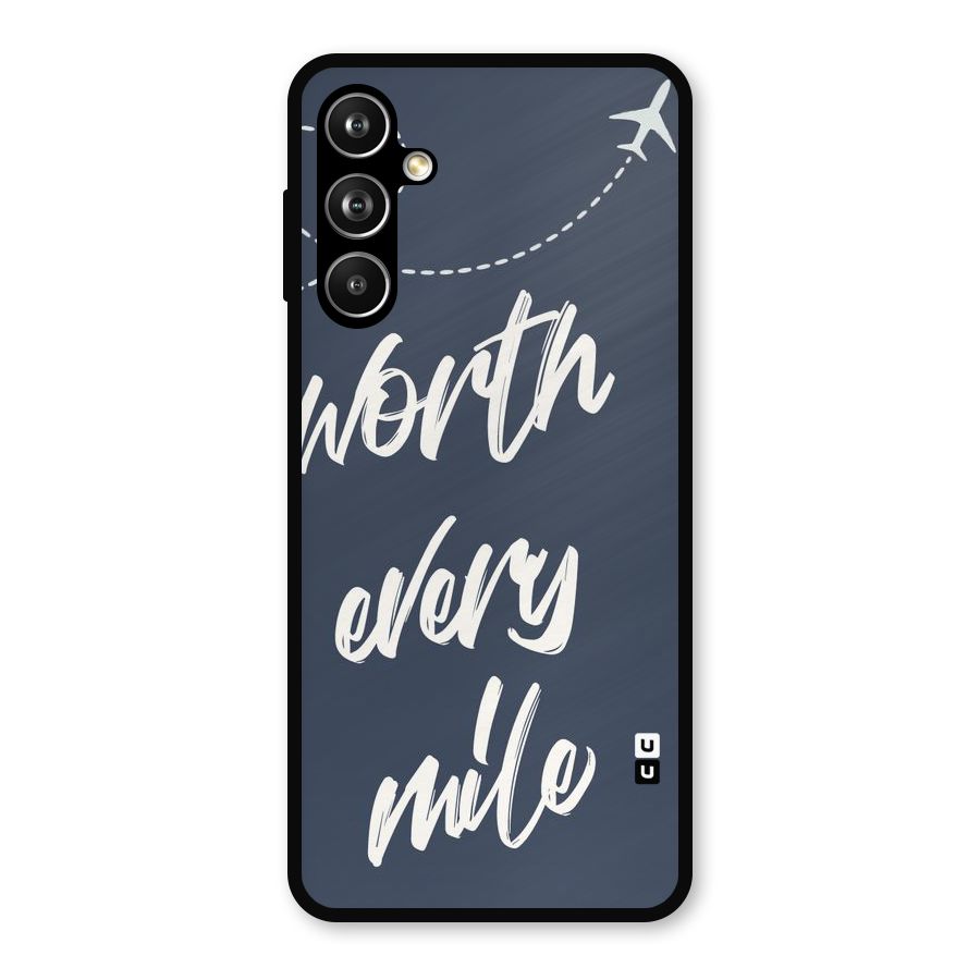 Worth Every Mile Metal Back Case for Samsung Galaxy M54