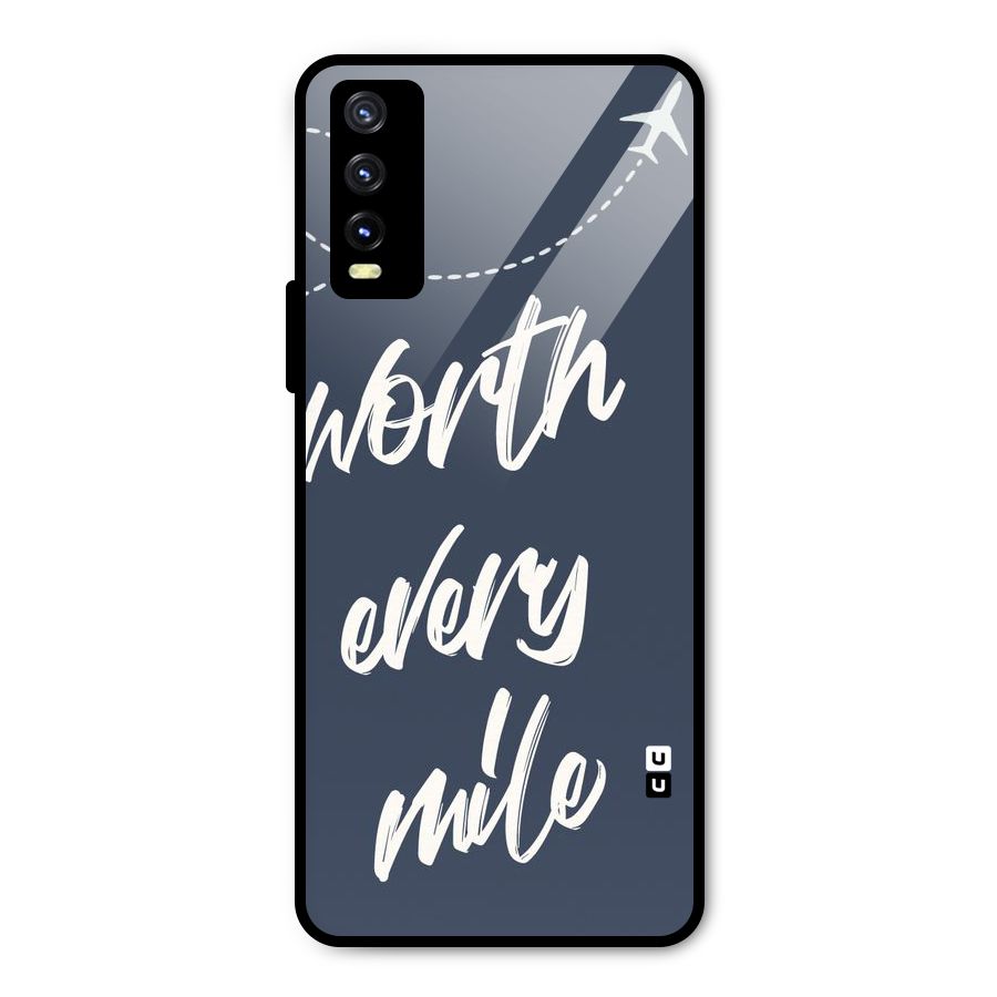 Worth Every Mile Metal Back Case for Vivo Y20