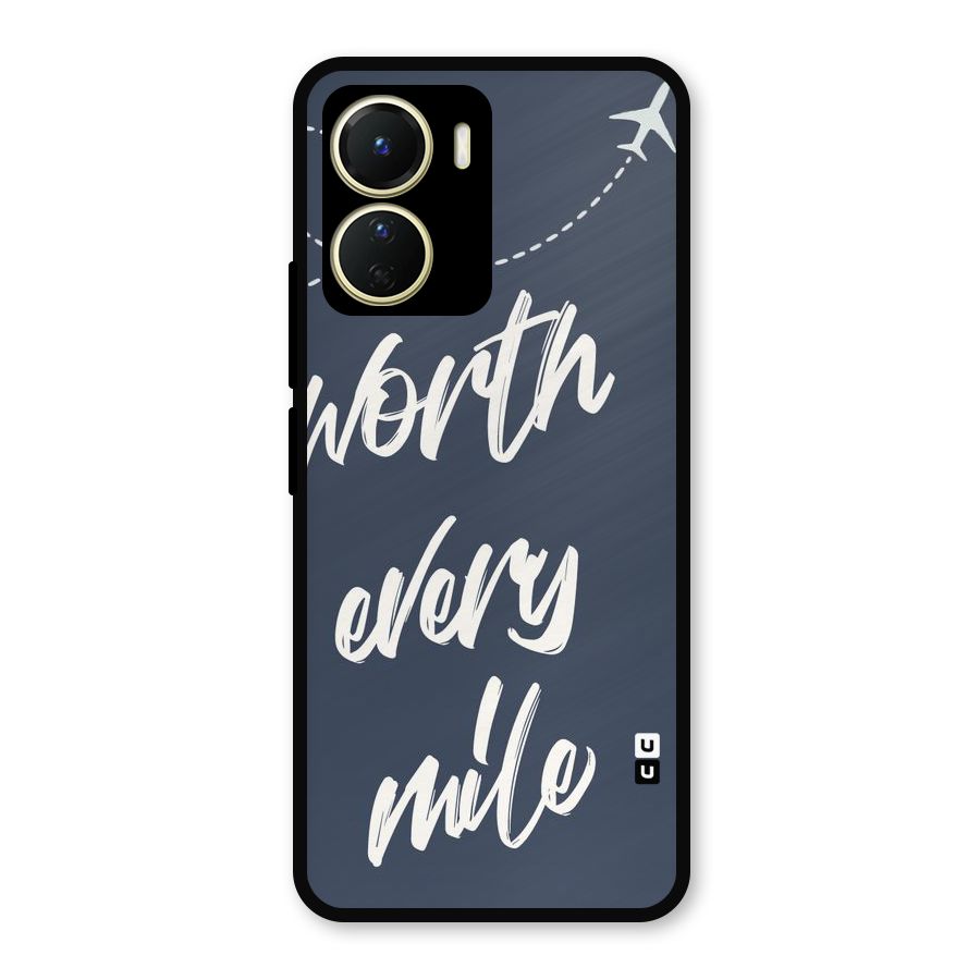 Worth Every Mile Metal Back Case for Vivo Y56