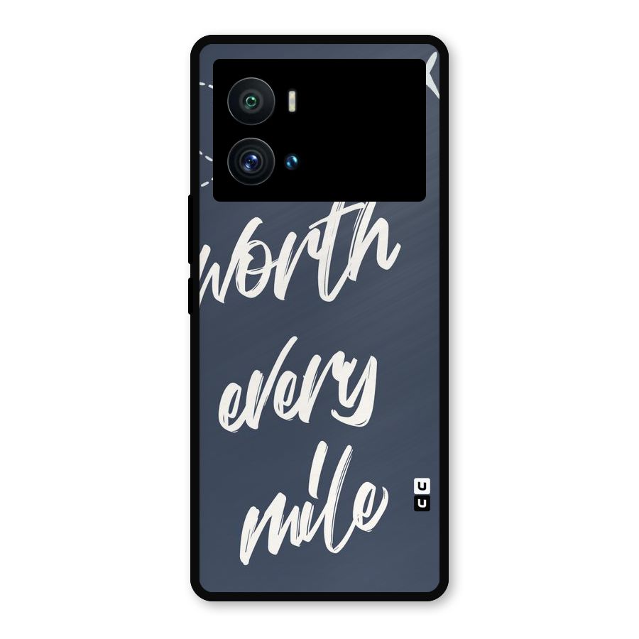 Worth Every Mile Metal Back Case for iQOO 9 Pro