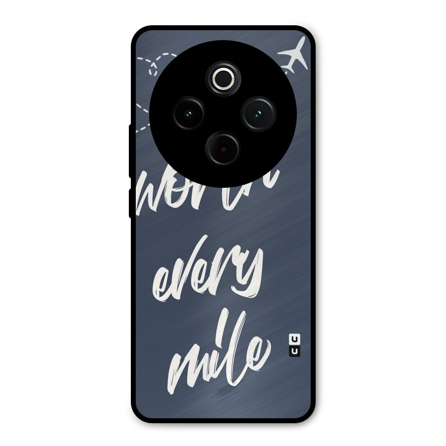 Worth Every Mile Metal Back Case for iQOO Z10