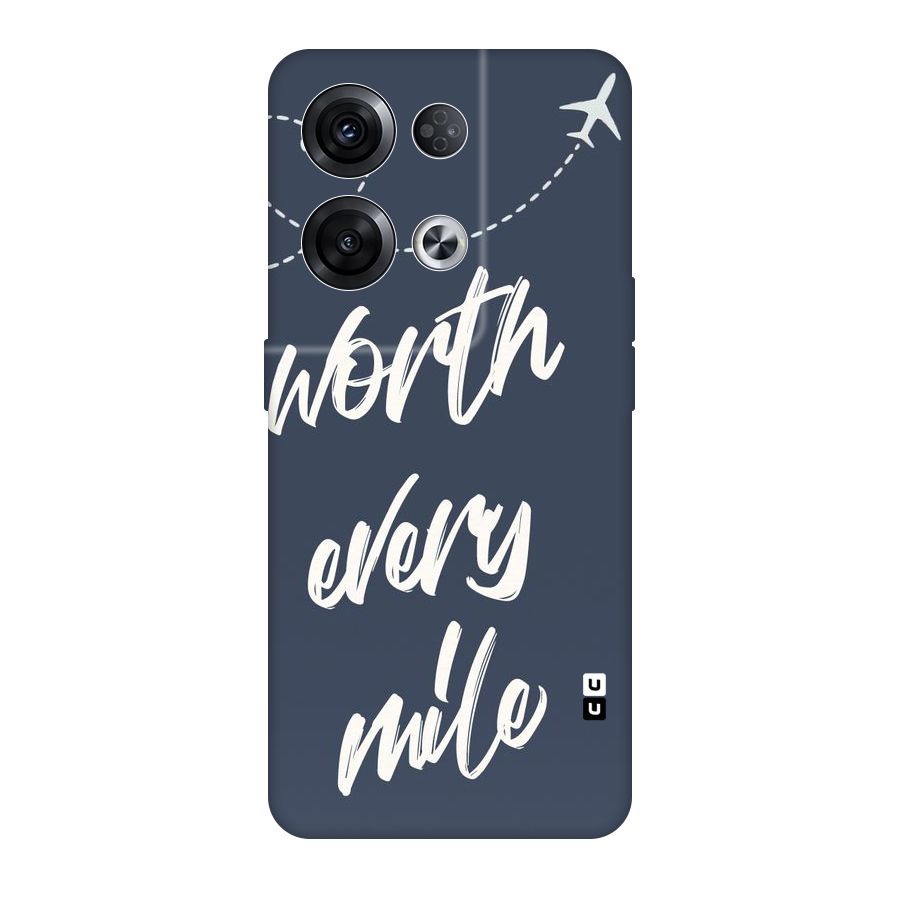 Worth Every Mile Original Polycarbonate Back Case for Oppo Reno8 Pro 5G
