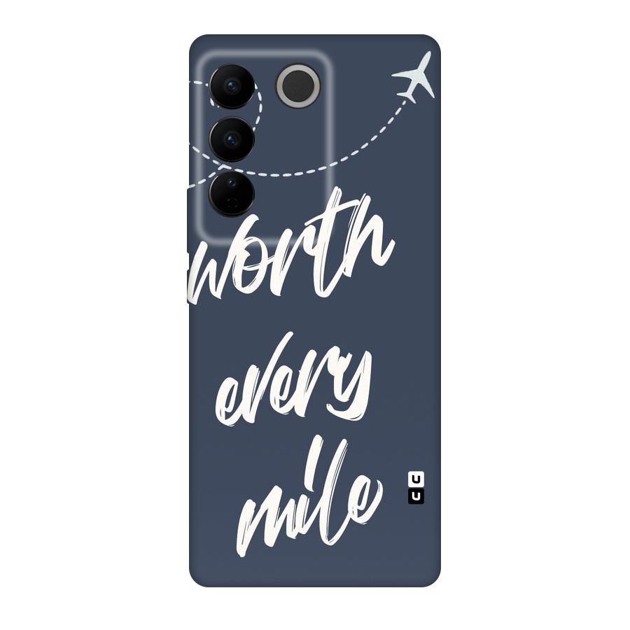 Worth Every Mile Original Polycarbonate Back Case for Vivo V27