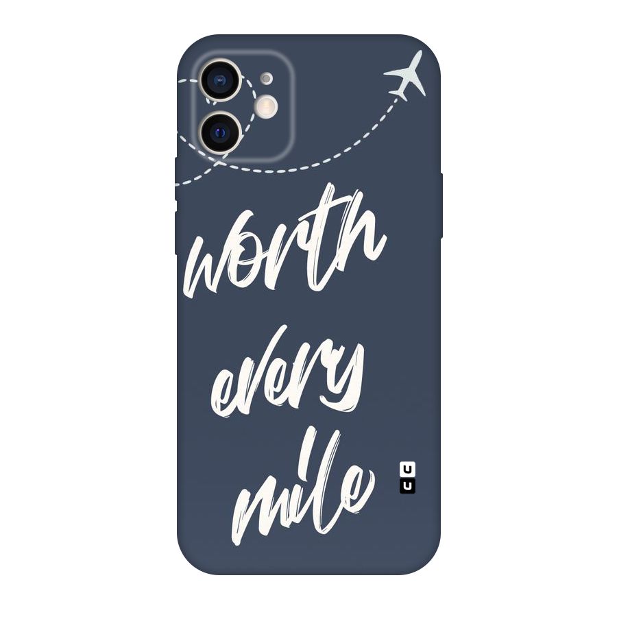 Worth Every Mile Original Polycarbonate Back Case for iPhone 12