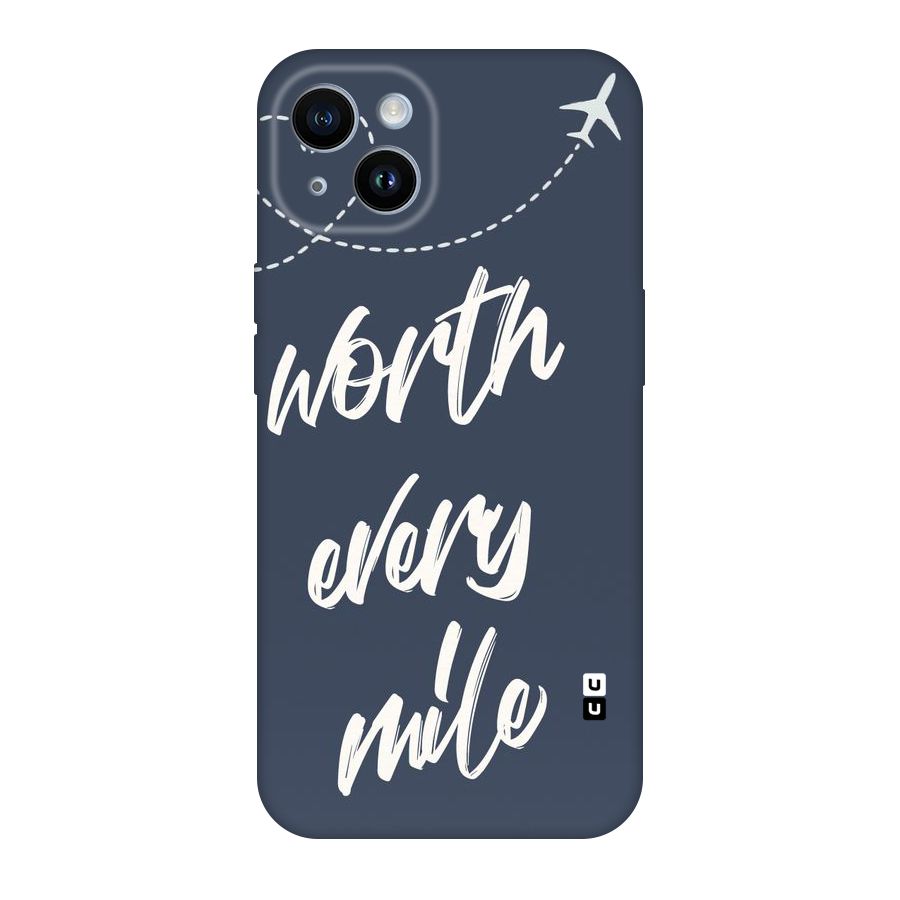Worth Every Mile Original Polycarbonate Back Case for iPhone 14