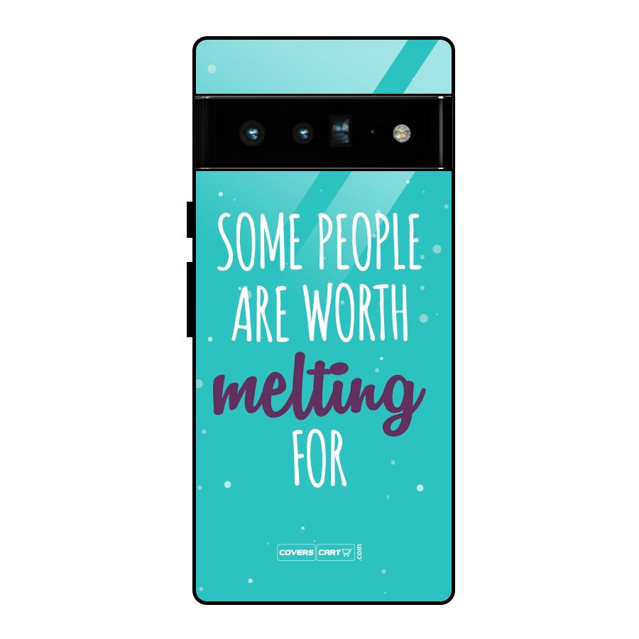 Worth Melting For Glass Back Case for Google Pixel 6 Pro