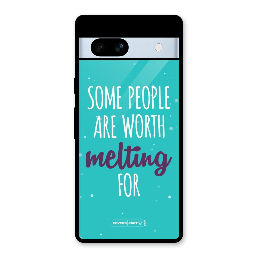 Worth Melting For Glass Back Case for Google Pixel 7a