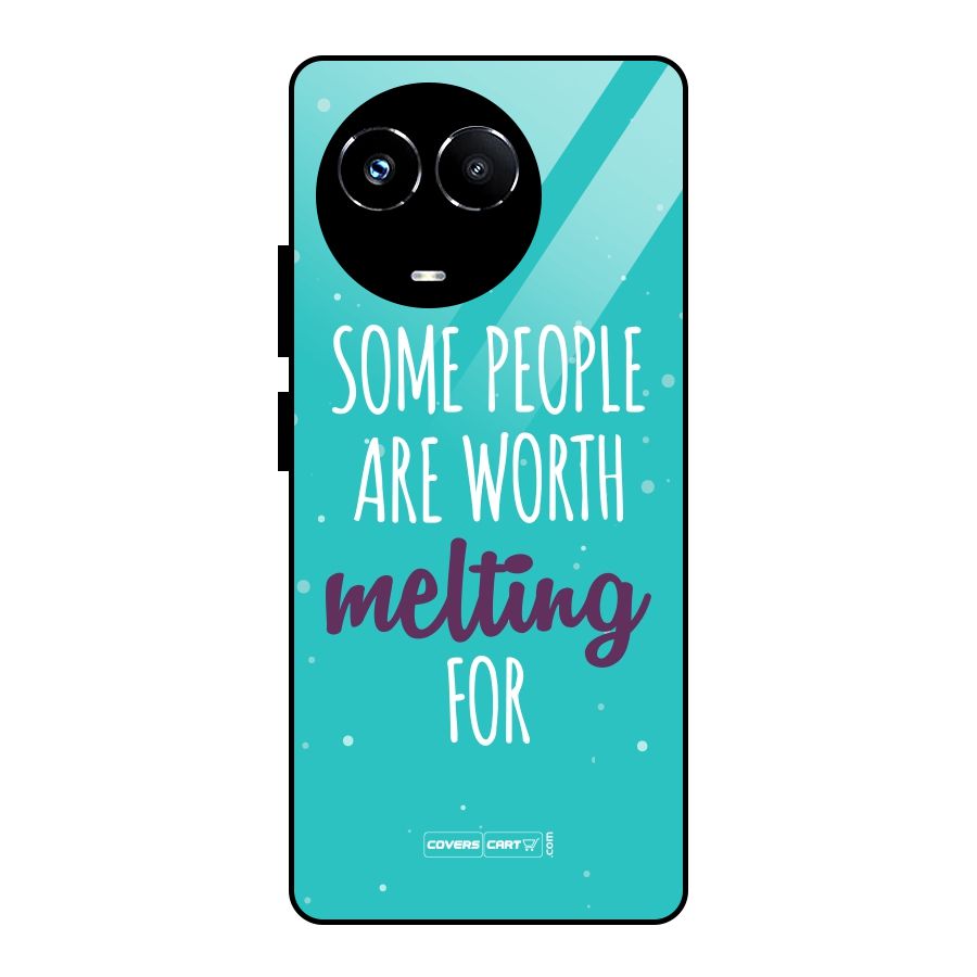 Worth Melting For Glass Back Case for Realme 11X