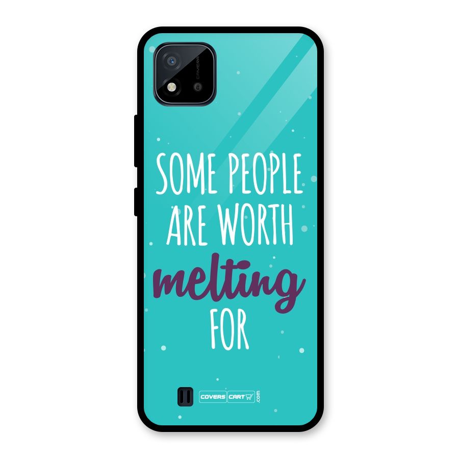 Worth Melting For Glass Back Case for Realme C11 2021