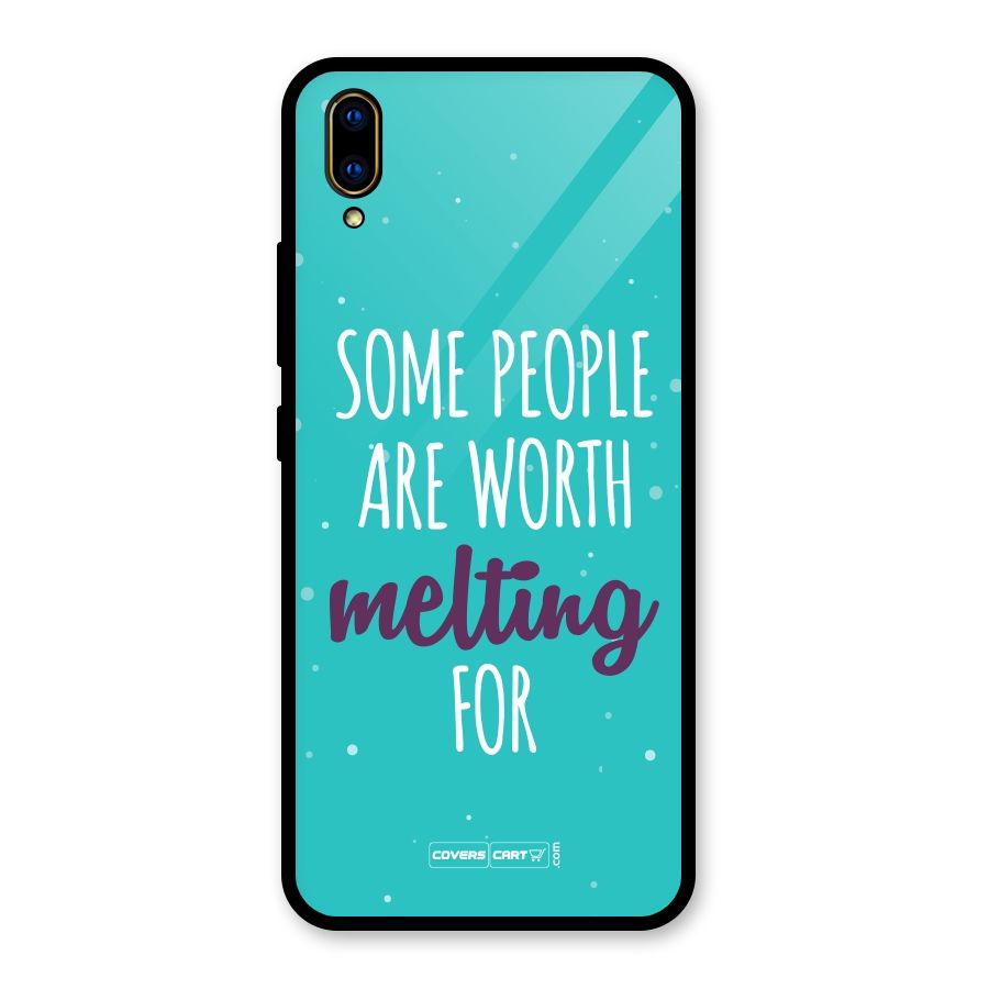 Worth Melting For Glass Back Case for Vivo V11 Pro