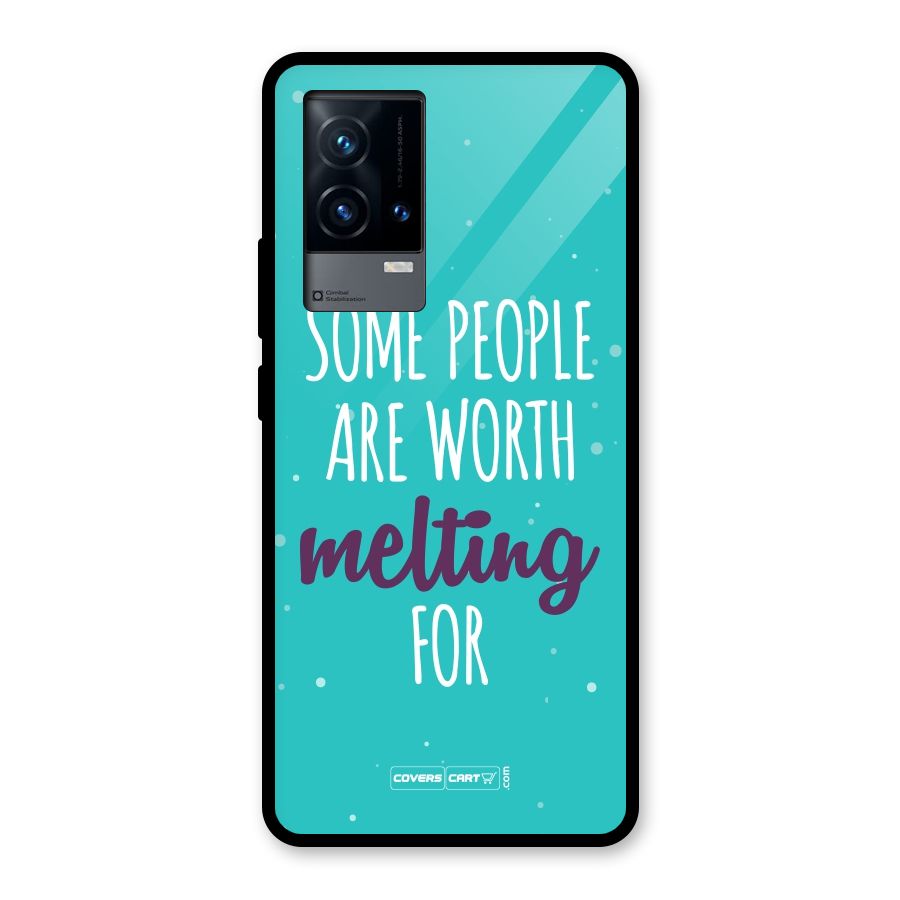 Worth Melting For Glass Back Case for iQOO 9 5G