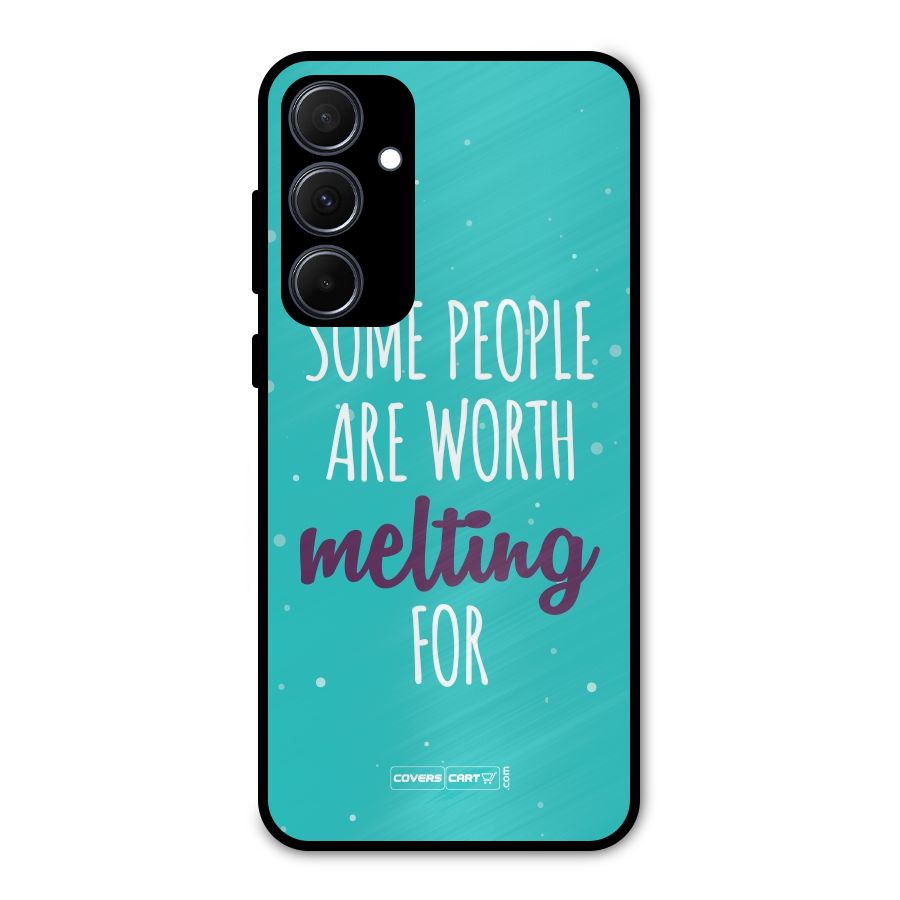 Worth Melting For Metal Back Case for Galaxy A35