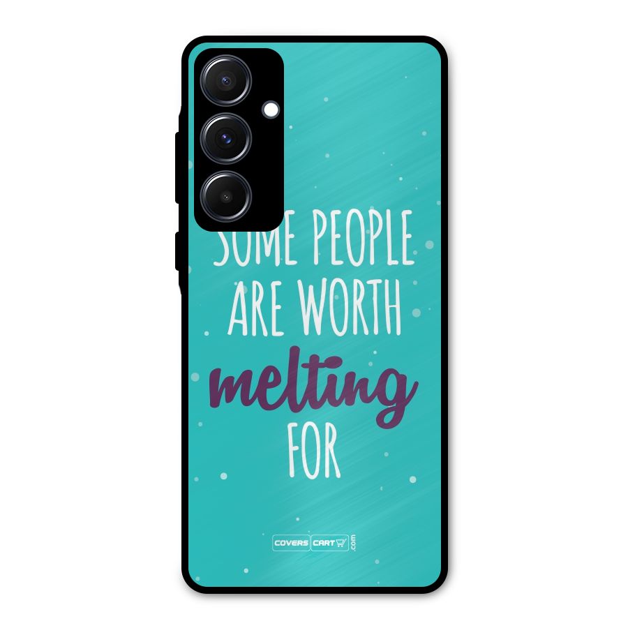 Worth Melting For Metal Back Case for Galaxy A55