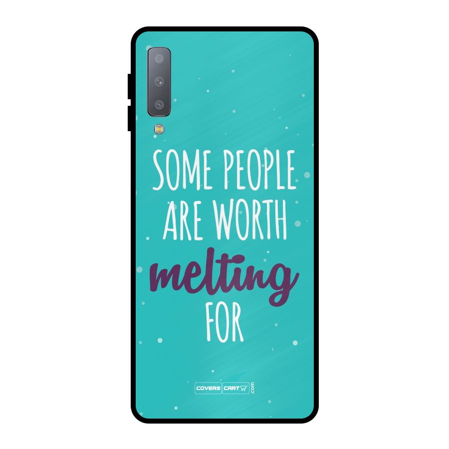 Worth Melting For Metal Back Case for Galaxy A7 (2018)