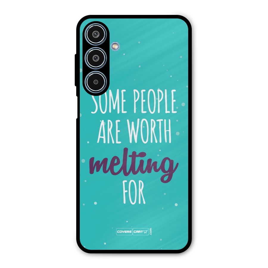 Worth Melting For Metal Back Case for Galaxy M35