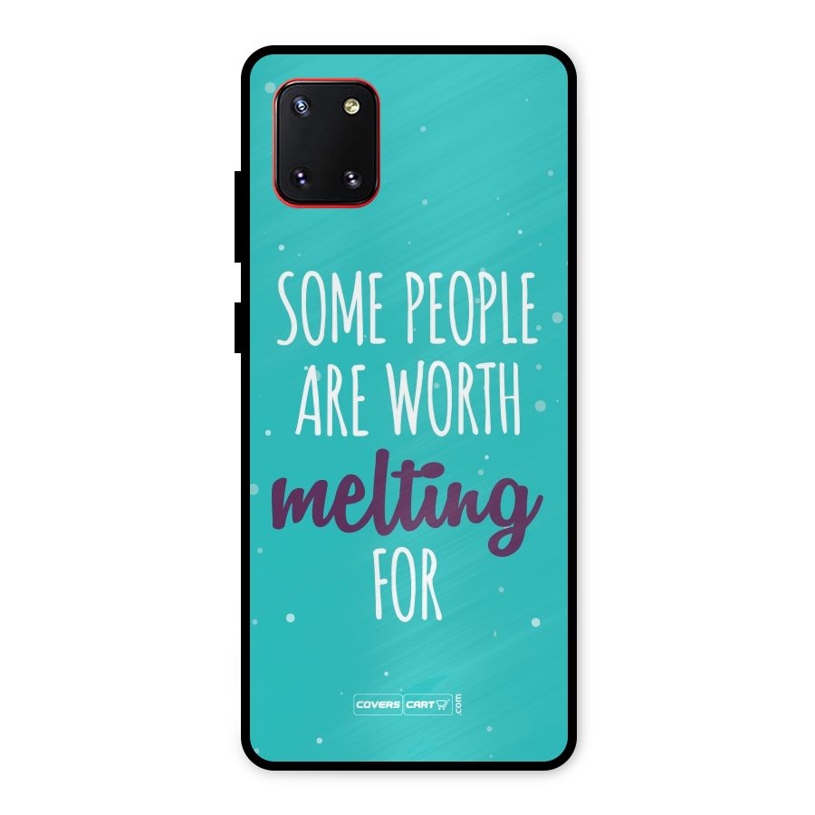 Worth Melting For Metal Back Case for Galaxy Note 10 Lite