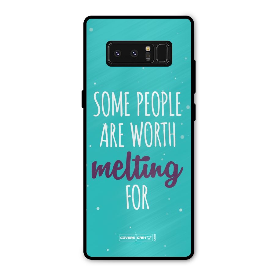 Worth Melting For Metal Back Case for Galaxy Note 8