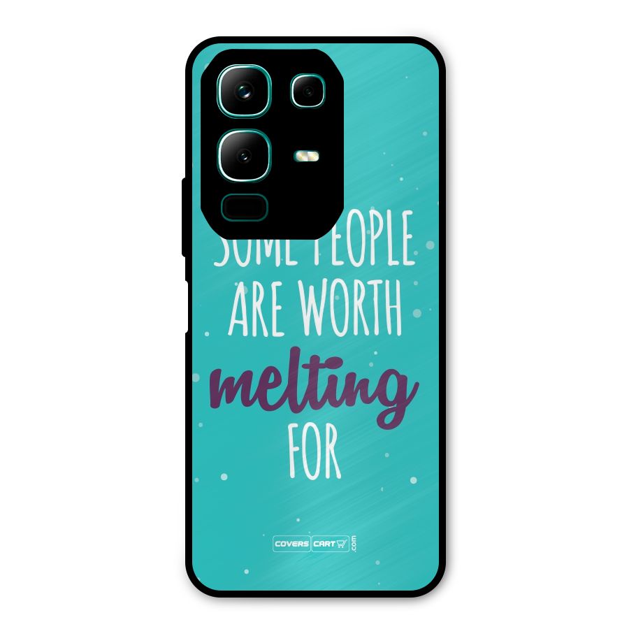 Worth Melting For Metal Back Case for Infinix Note 50x