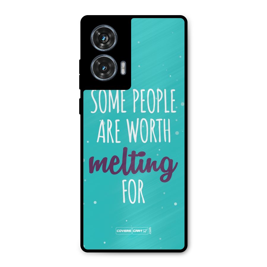 Worth Melting For Metal Back Case for Motorola Edge 50 Fusion