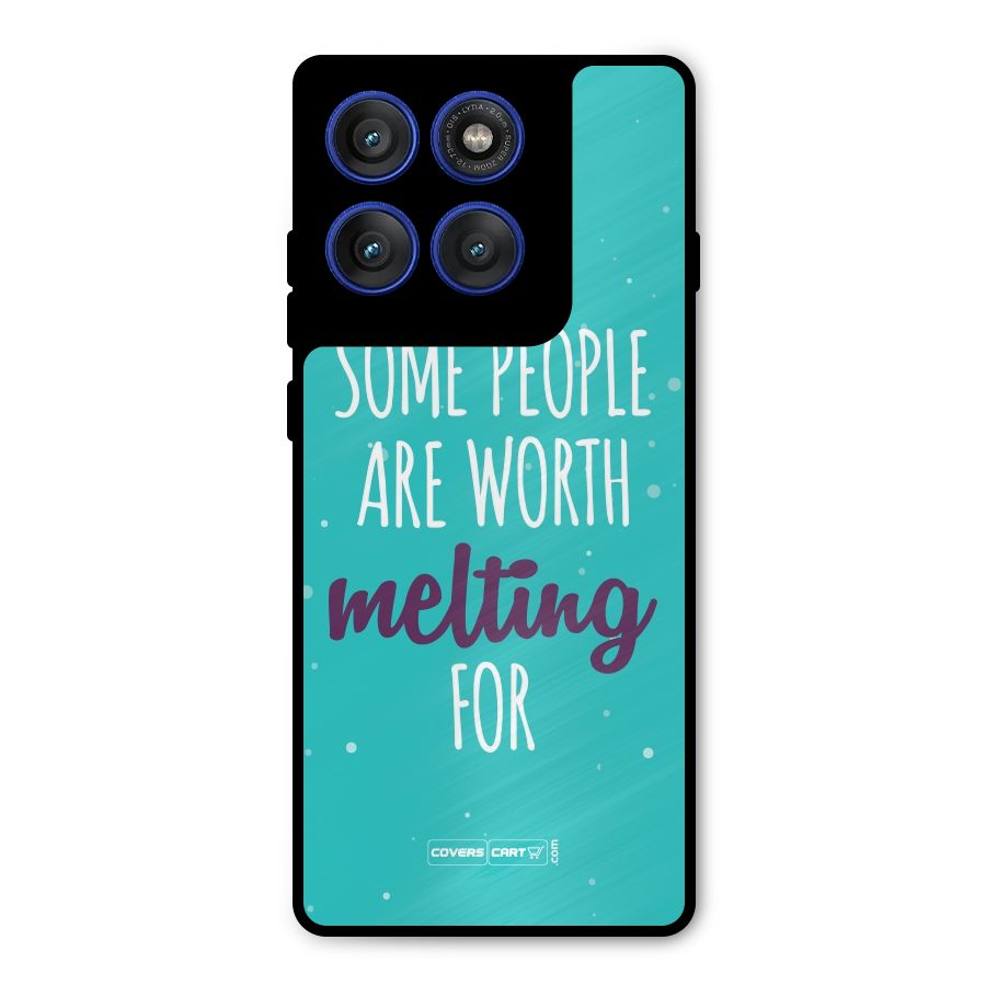 Worth Melting For Metal Back Case for Motorola Edge 60 Pro