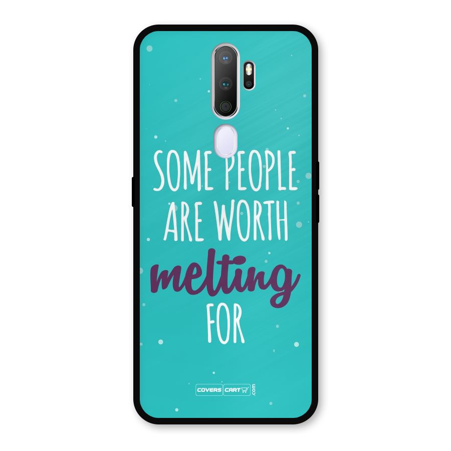 Worth Melting For Metal Back Case for Oppo A9 (2020)