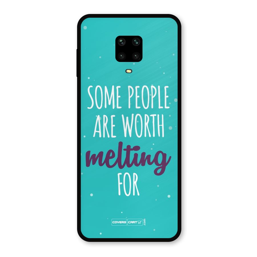 Worth Melting For Metal Back Case for Poco M2