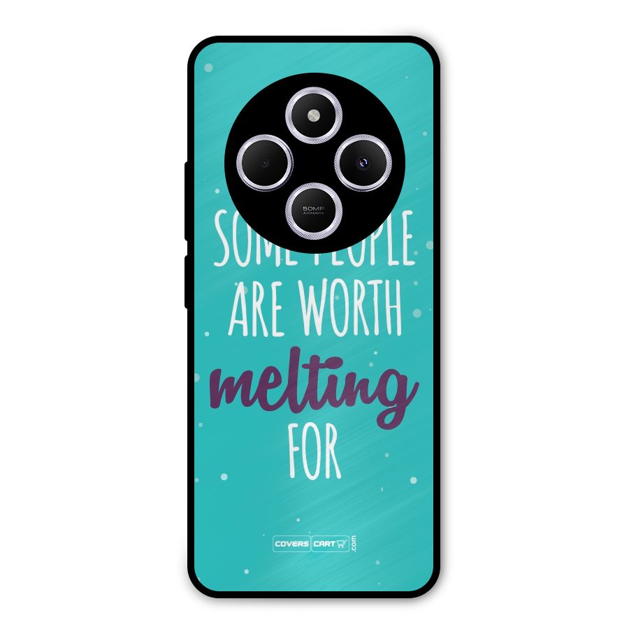 Worth Melting For Metal Back Case for Poco M7
