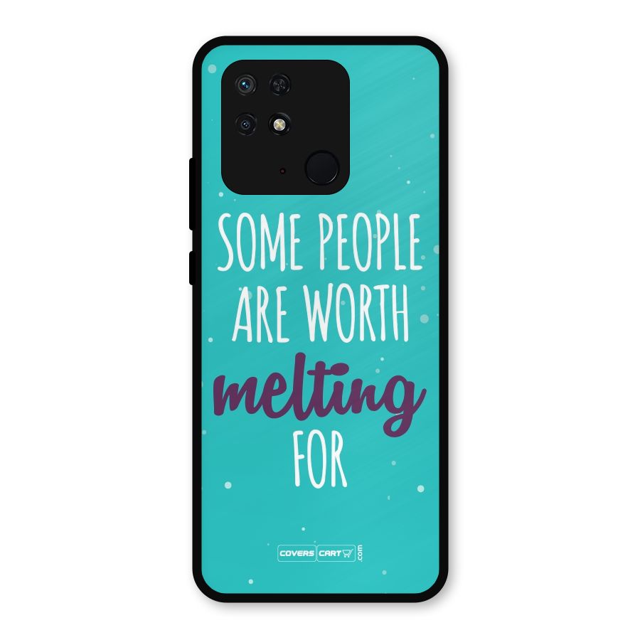 Worth Melting For Metal Back Case for Redmi 10 Power