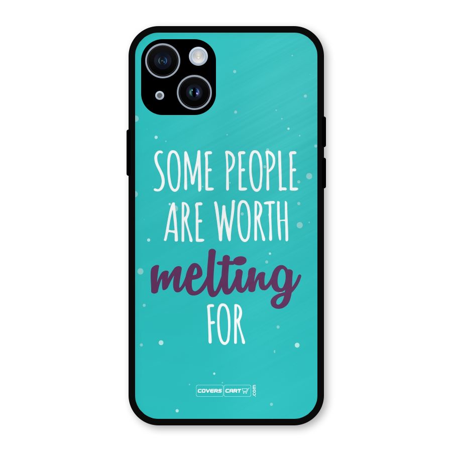 Worth Melting For Metal Back Case for iPhone 14