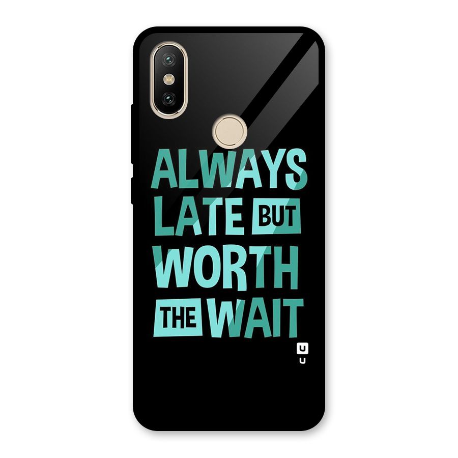 Worth the Wait Glass Back Case for Redmi A2