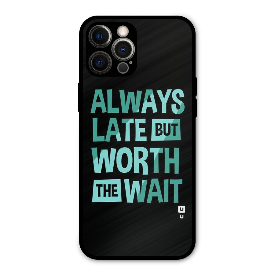 Worth the Wait Metal Back Case for iPhone 12 Pro Max